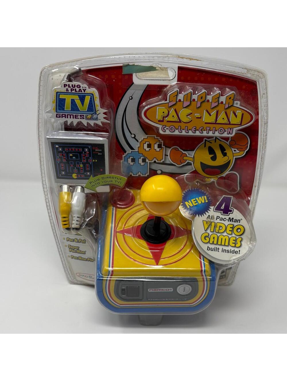 JAKKS Pacific Super Pac-Man Collection Plug & Play TV Games Console Namco Sealed
